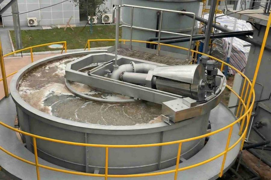 Shallow DAF System Operating In Industrial Wastewater Treatment Process