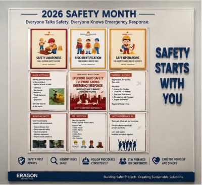 Eragon Enviro Tech 2026 Safety Month Campaign promoting workplace safety culture and EHS awareness